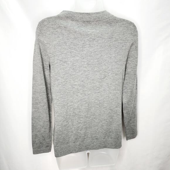 Talbots Gray Wooly Sheep Crewneck Long Sleeve Women's Sweater Size XS NEW - Picture 2 of 12